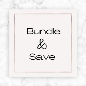 Bundle & Save 🖤🤍🖤